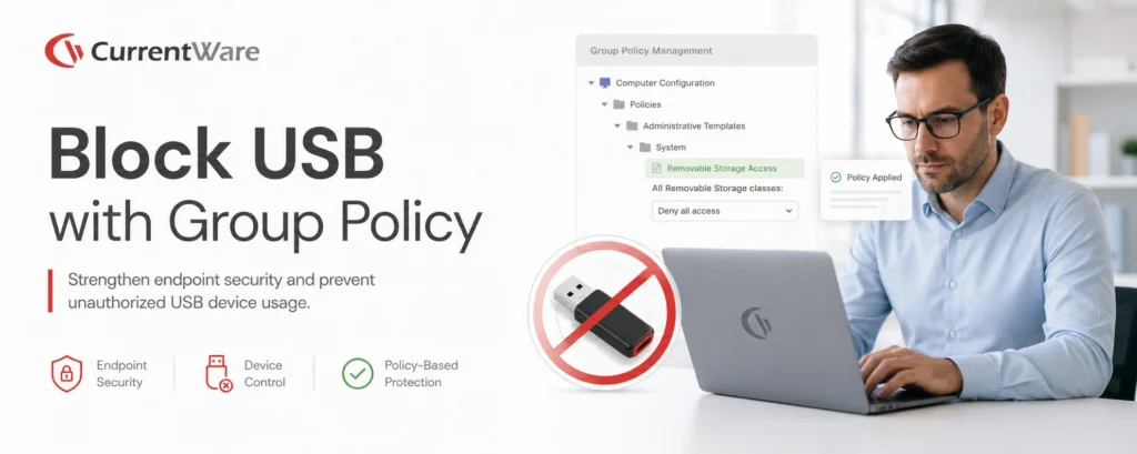 Block USB with group policy