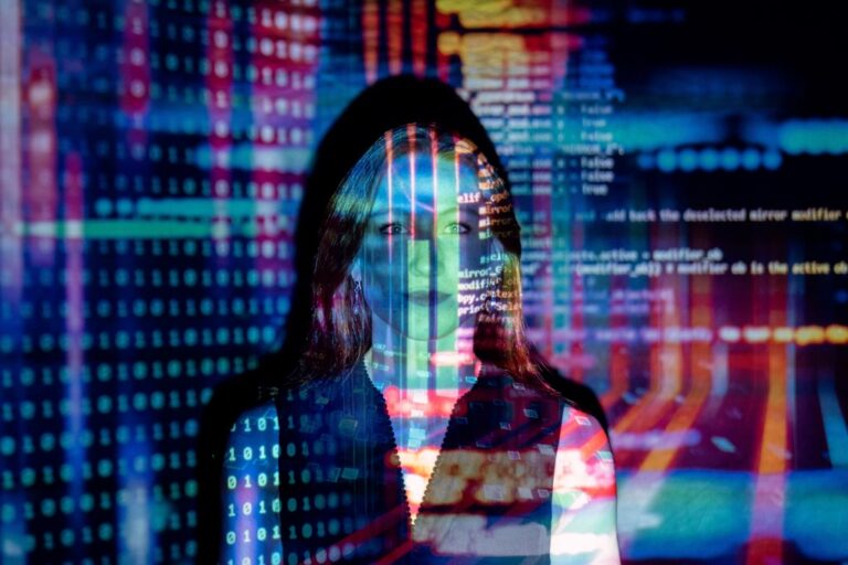 code-projected-over-woman-3861969