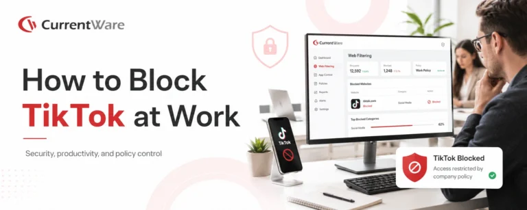 how to block TikTok at work