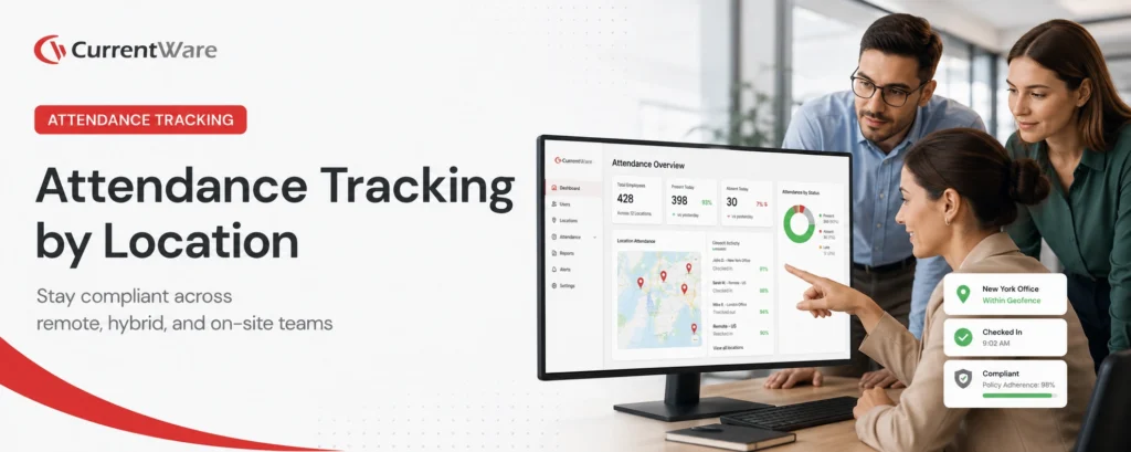 employee attendance tracking by location