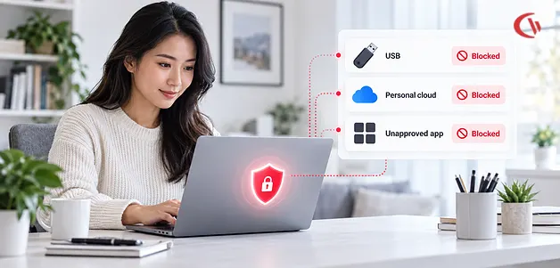 How to Prevent Exfiltration on Distributed Laptops
