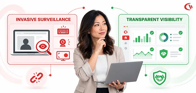 transparent monitoring vs invasive surveillance