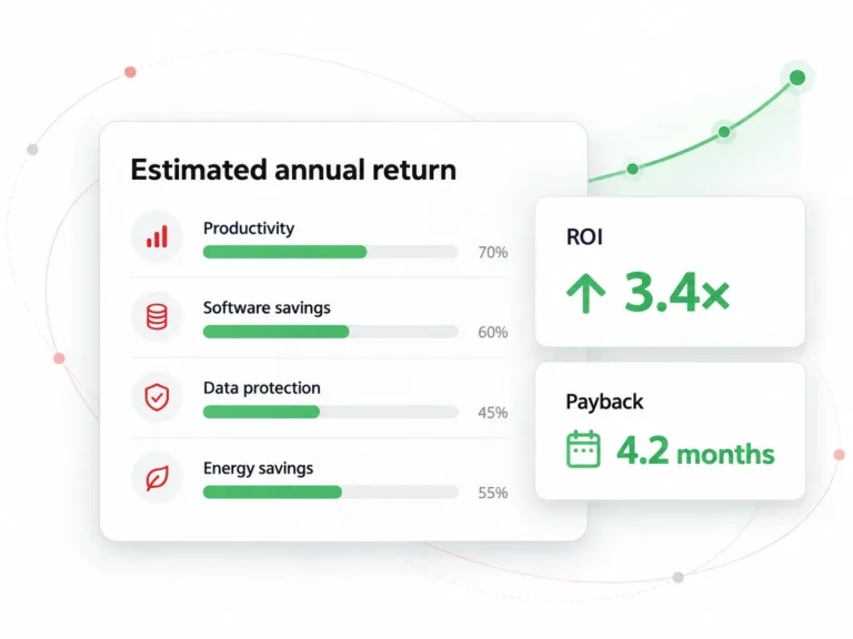 CurrentWare ROI calculator for software usage
